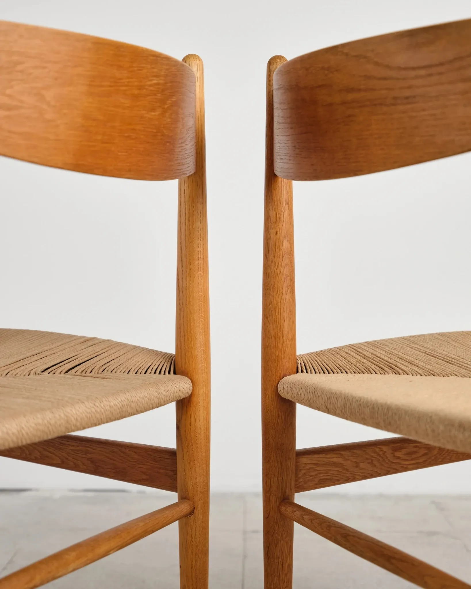 4 CH36 chairs in oak by Hans J. Wegner, Denmark, 1970s