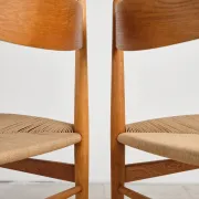 4 CH36 chairs in oak by Hans J. Wegner, Denmark, 1970s