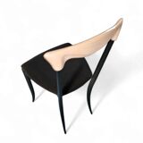 2 x Charme dining chair by Fasem is a slender, yet strong masterpiece 1980s