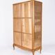 Art Deco wardrobe or cabinet with mirrors, France, 1920-1930s