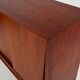 Buffet haut en teck, design danois, années 1970, production : Danemark