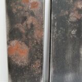 Wall shelf black metal weathered metal