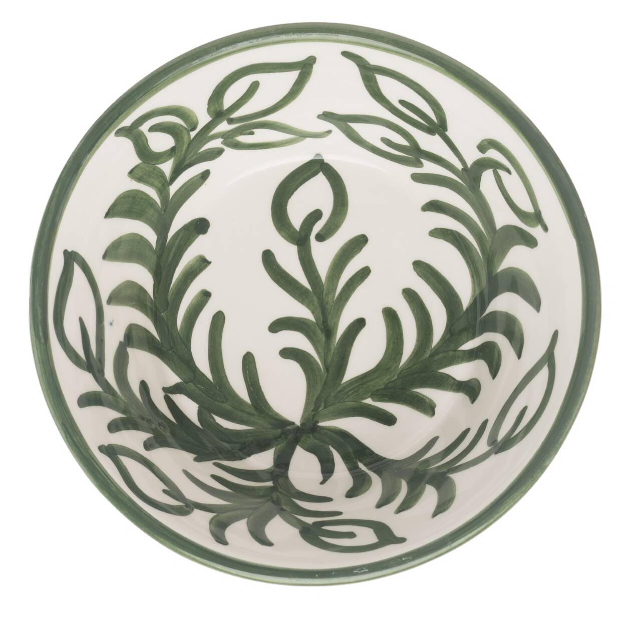 Set of 2 green bowls