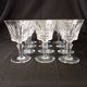 Set of 12 Baccarat Piccadilly Cut Crystal Red Wine Goblets