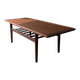 Table basse en teck Grete Jalk Glostrup Møbelfabrik années 1960