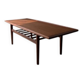 Table basse en teck Grete Jalk Glostrup Møbelfabrik années 1960