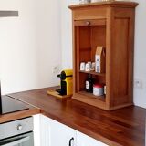 Wooden curtain cabinet