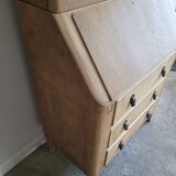 Antique English secretary display cabinet