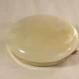 Ashtray in onyx and brass