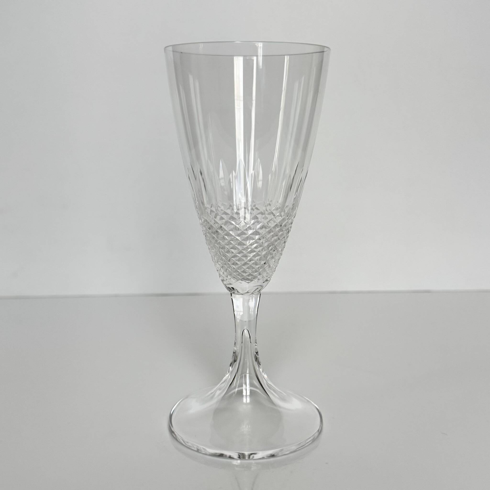 6 Crystal Water Glasses by Lalique | "Chinon" Model from the 1960s