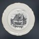 Wall plate Villeroy & Boch, town hall of Heilbronn late 19th century.