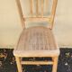 Set of 4 vintage bistro chairs, sanded, 1940/50