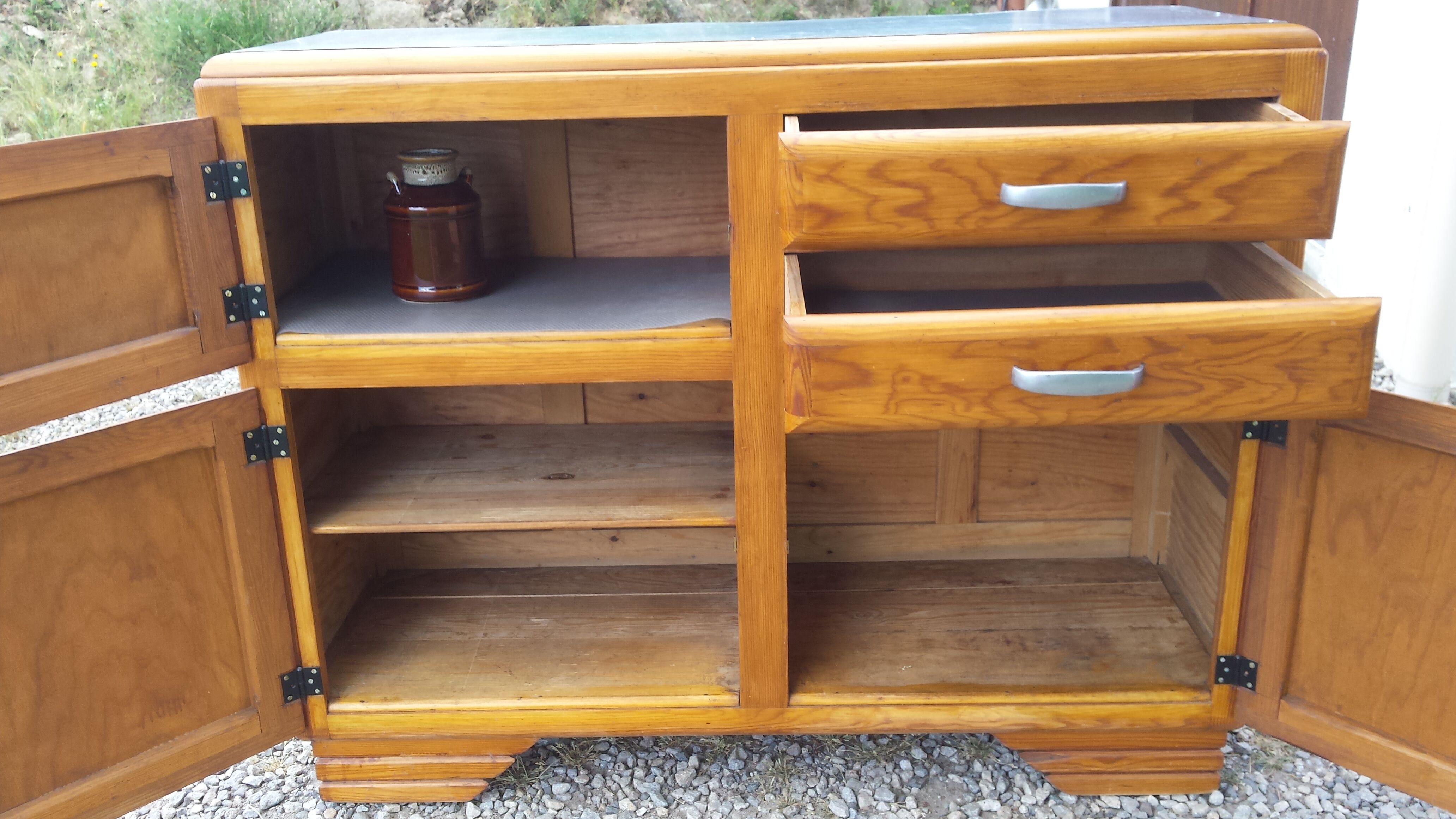 buffet Mado low, zinc or aluminum tray