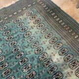 Vintage carpet uzbek bukhara handmade 186cm x 280cm 1970s