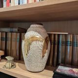 Art Deco vase from the 20s, glazed ceramic