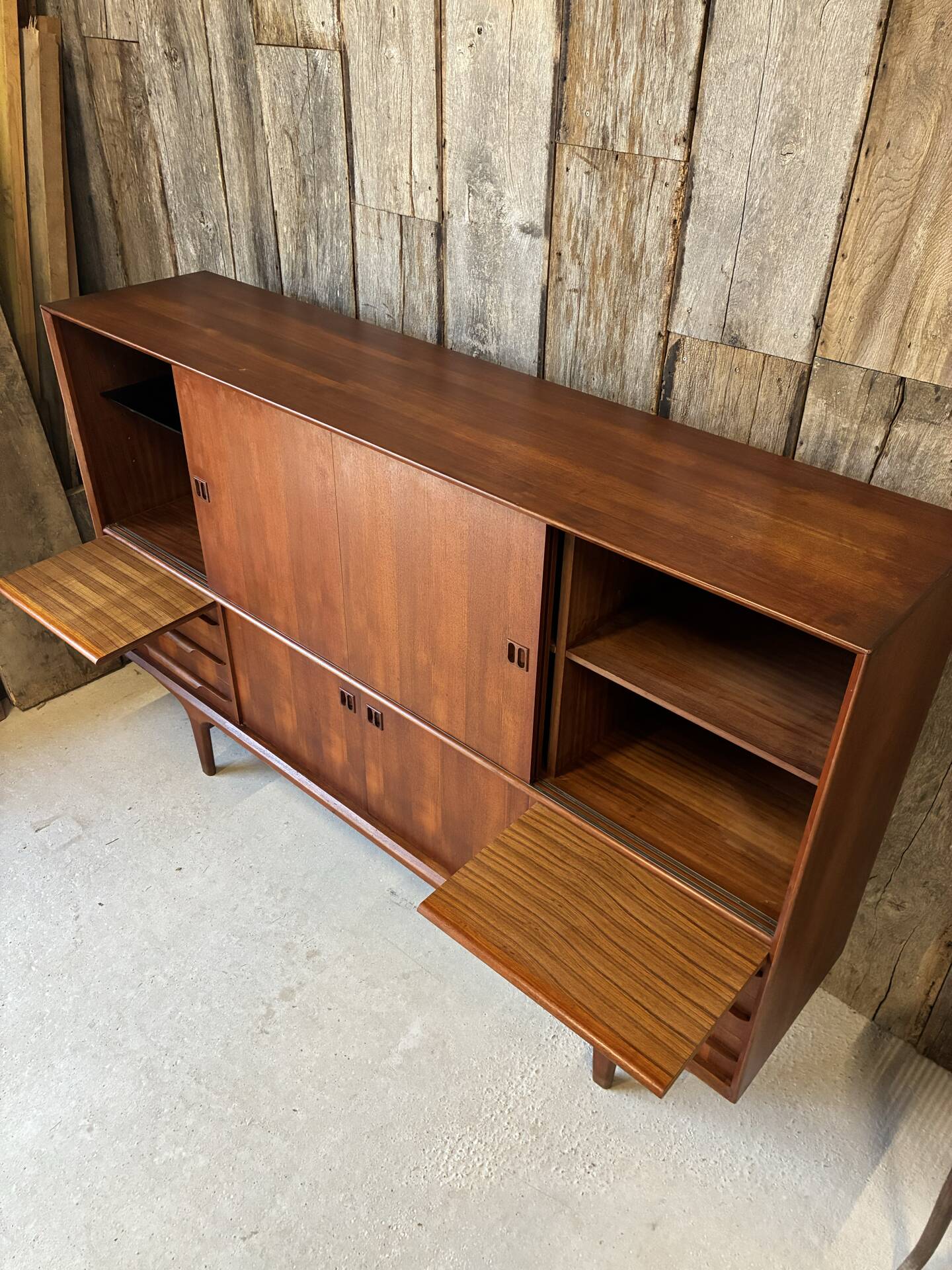 Enfilade, buffet en teck