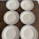 Dessert plates in earthenware from Creil and Montereau Reuil service.