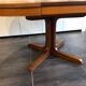 Vintage Scandinavian Baumann style extendable table in Rosewood 1970s