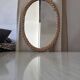 Rattan mirror from the 60s/70s.