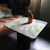Vintage coffee table in italian marble 80s
