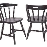 Set of 8 "Cabriolet" bistro chairs