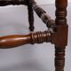 Superb pair Mahogany and Leather library steps England