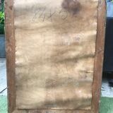 Mirror Louis-Philippe golden 104x65 cm