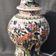BIG LAMP IN DELFT DE DELFT polychrome decoration THE PARIS LAMPE