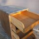 Furniture of haberdashery 4 drawers and zinc