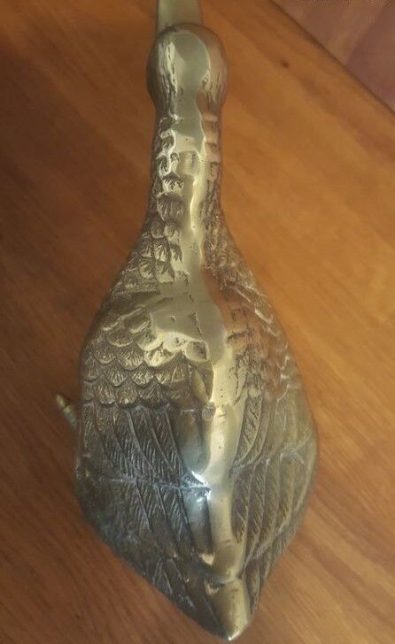 Duo de canards vintage en laiton