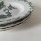 4 ironstone plates A. Lebacqz & M. Bouchart Richelieu model
