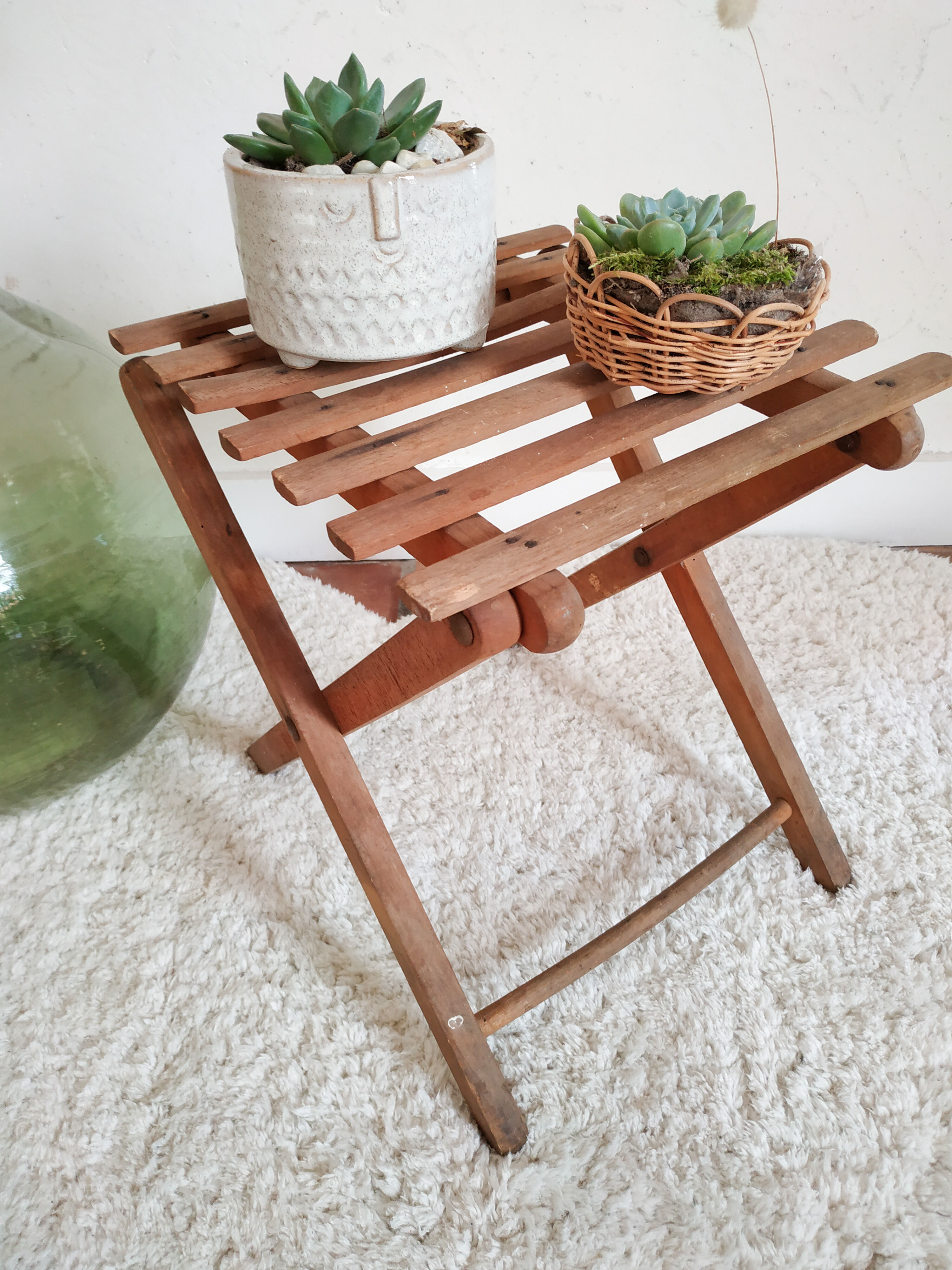 Wooden stool