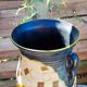 Hand-painted plaster vase Rouen M England