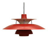 The genuine Danish item - PH5 pendant - original red colour - Louis Poulsen -