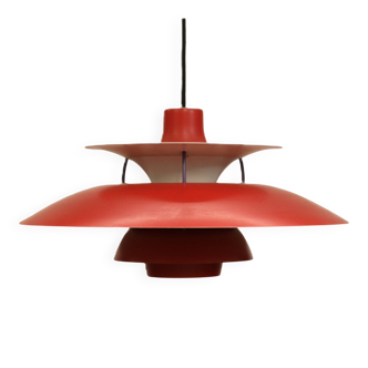 The genuine Danish item - PH5 pendant - original red colour - Louis Poulsen -
