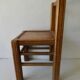 Chaise enfant en bois, années 50