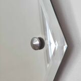 Octagonal mirror beveled Art Deco