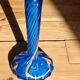 Authentic Berluze Vase Glass Paste by Mic and Bob Le Bleis 1970s