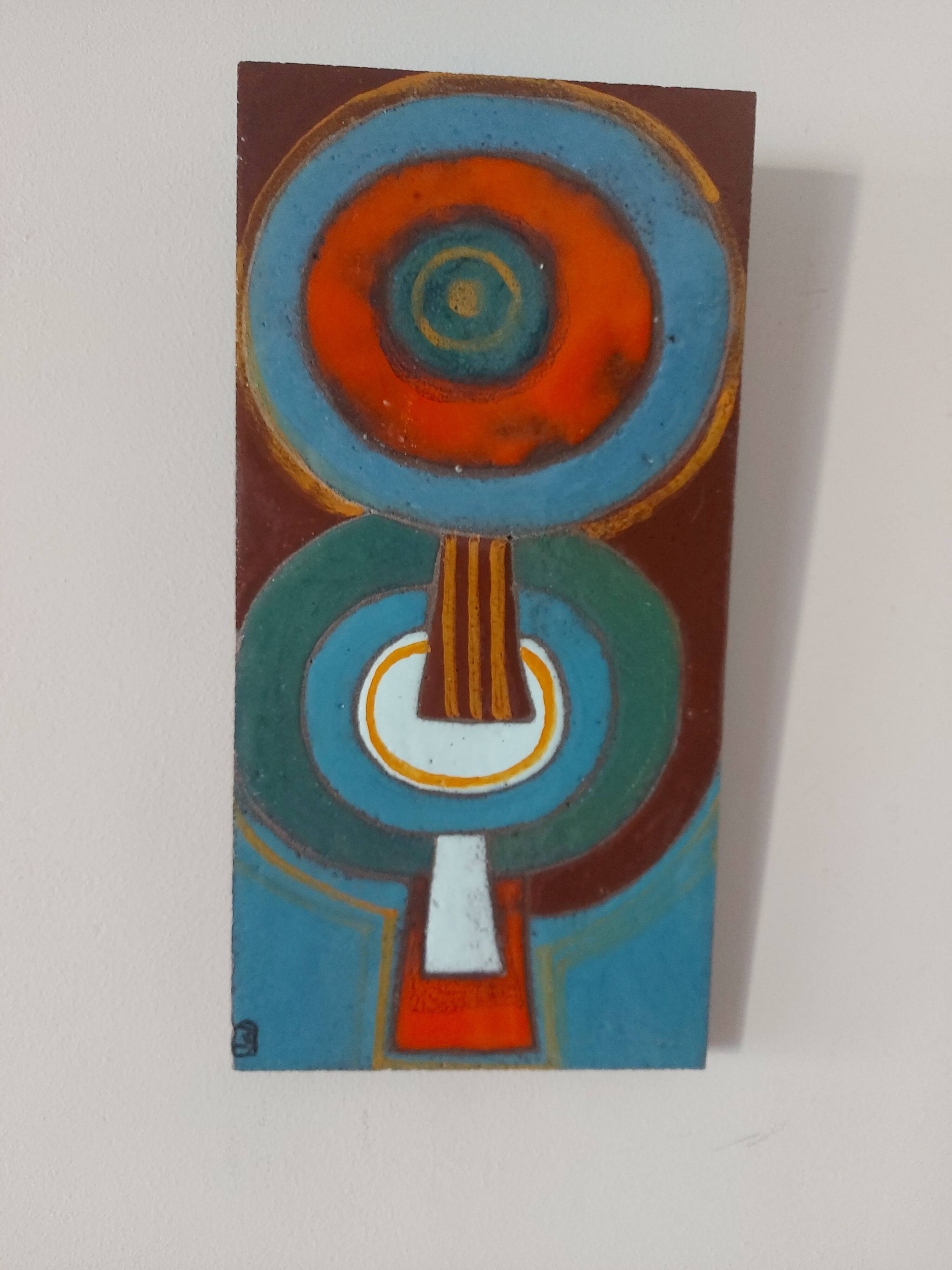 Vintage lava plate 50, 60'S