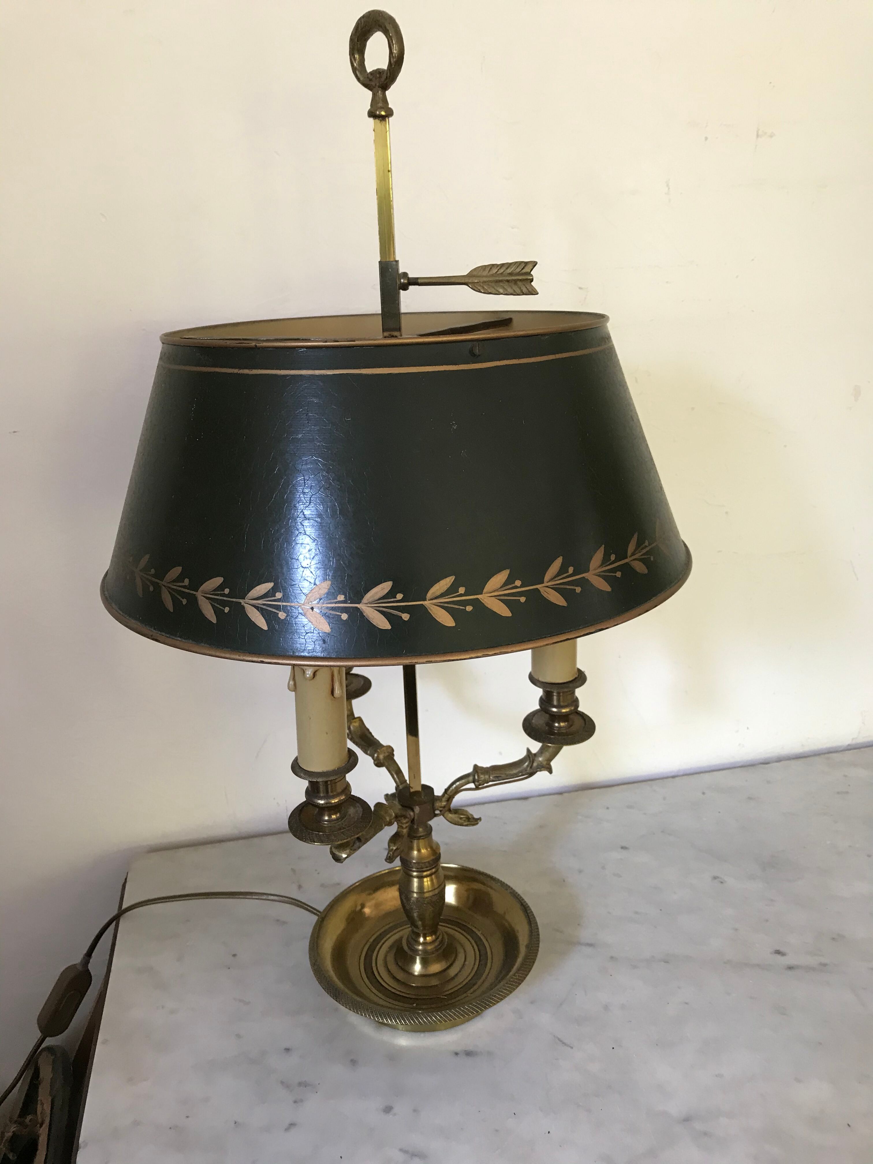 Bouillotte lamp circa 1900