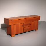 Torbecchia sideboard in walnut by Giovanni Michelucci for Poltronova, 1964