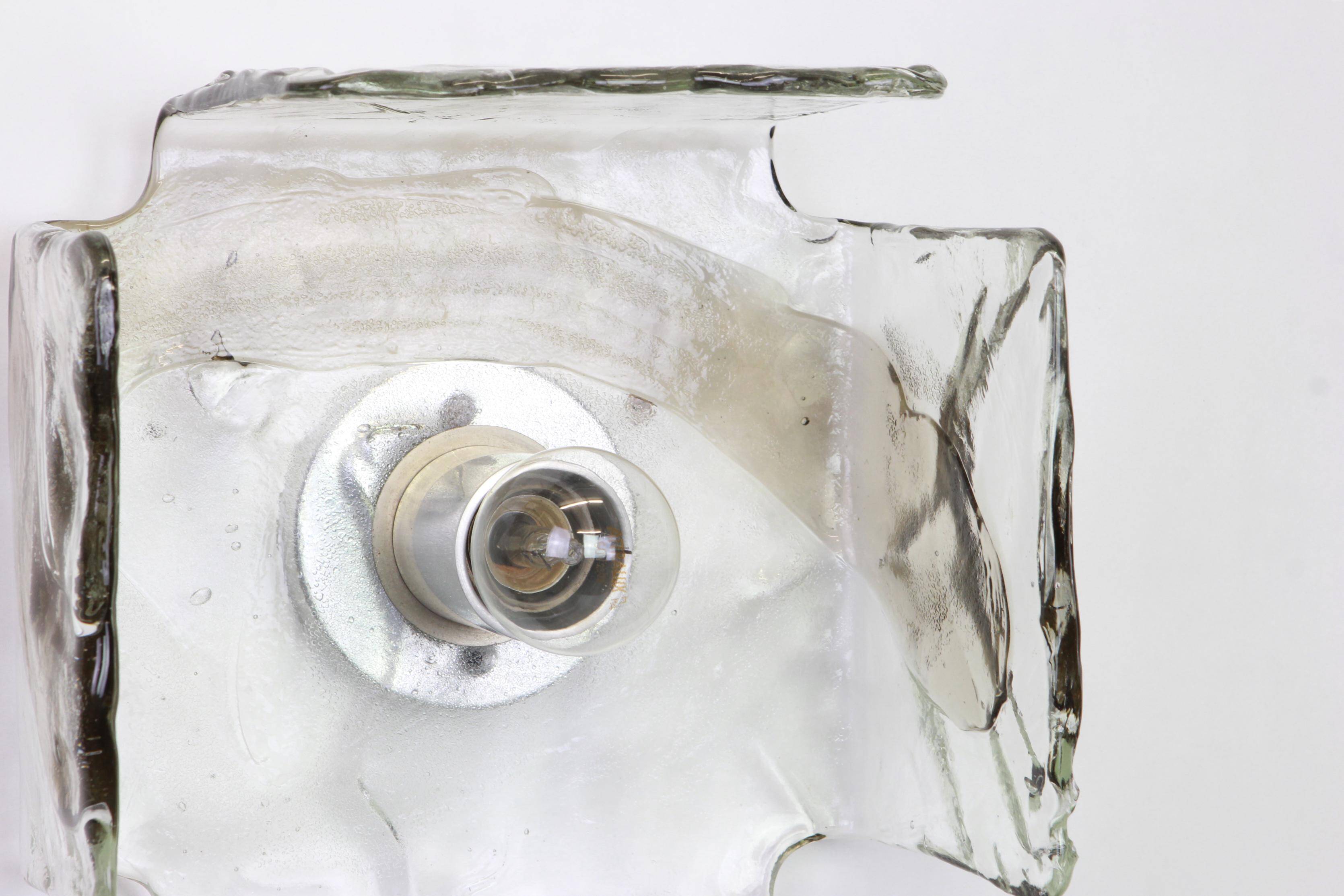 Wall sconce designed by Carlo Nason for Kalmar, 1960s.