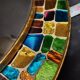Glass mosaic mirror 1950