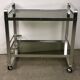Rolling table in italian vintage aluminum by Martini and Rossi 1970