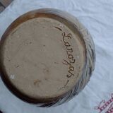 Terracotta vase signed Larozas