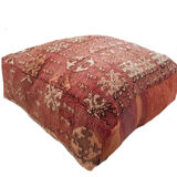 Moroccan carpet pouf / floor pillow