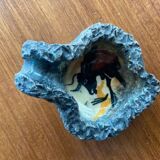 Pair of André Quiron ceramics, Vallauris, 1950