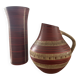Duo of vintage vases West Germany 60s-70s