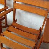 Teak folding chairs