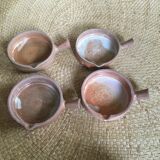 Series of 4 sandstone ramekins
